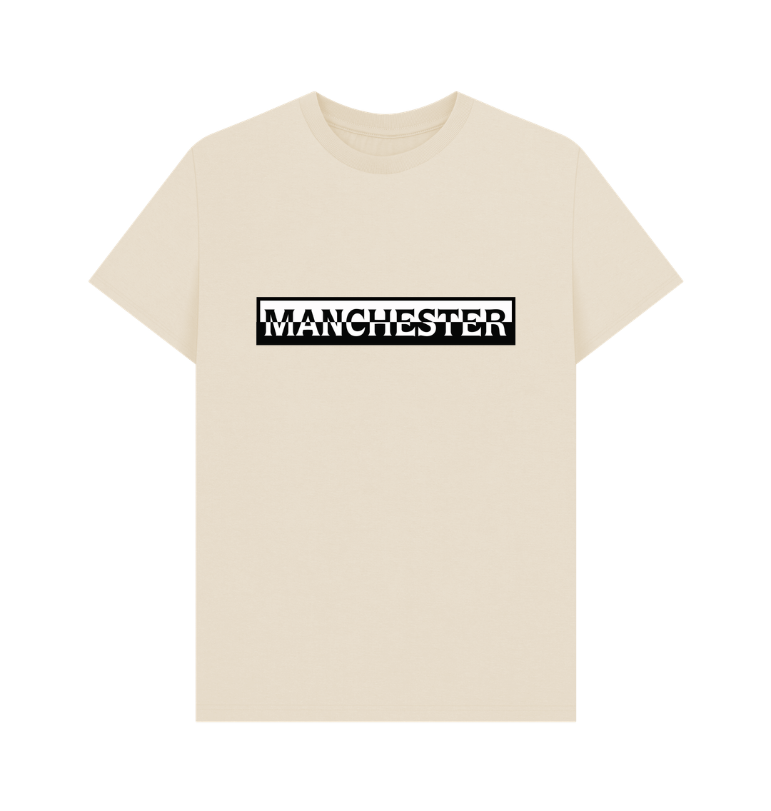 Oat Mens Monochrome Manchester Logo T-Shirt