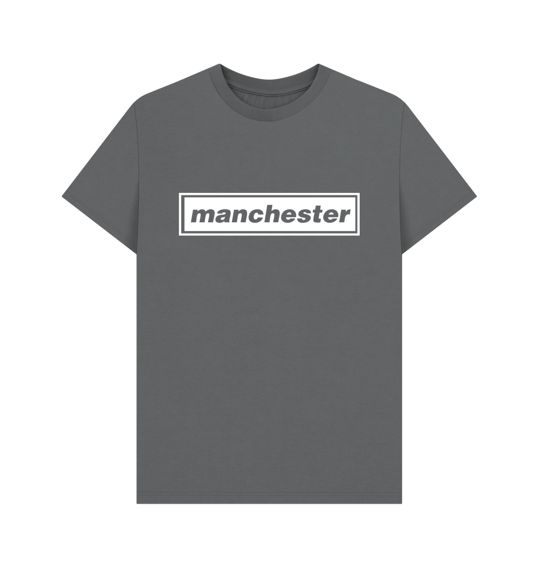 Slate Grey Oasis Inspired Manchester Logo