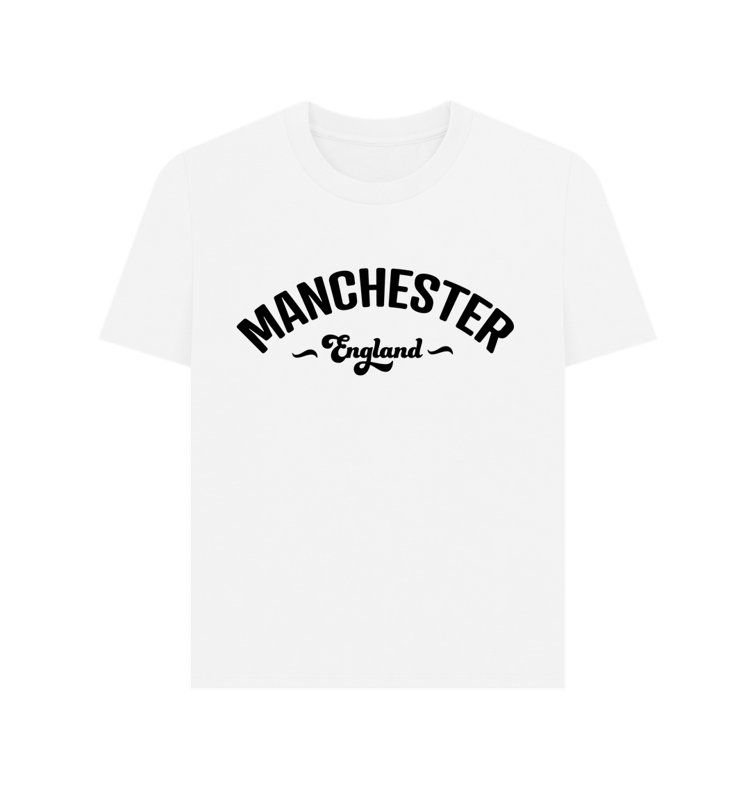 White Ladies Manchester England Mono Logo T-Shirt