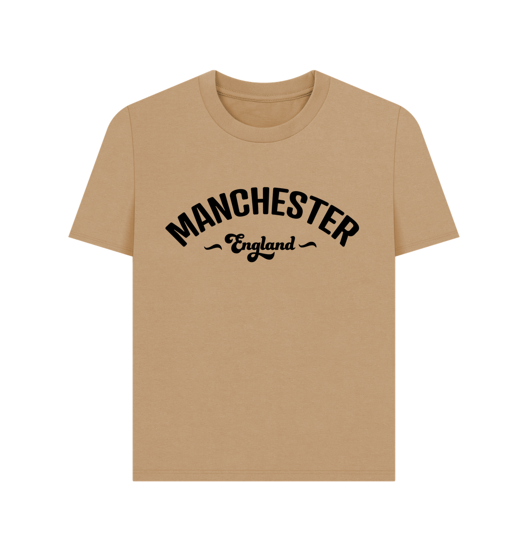 Sand Ladies Manchester England Mono Logo T-Shirt