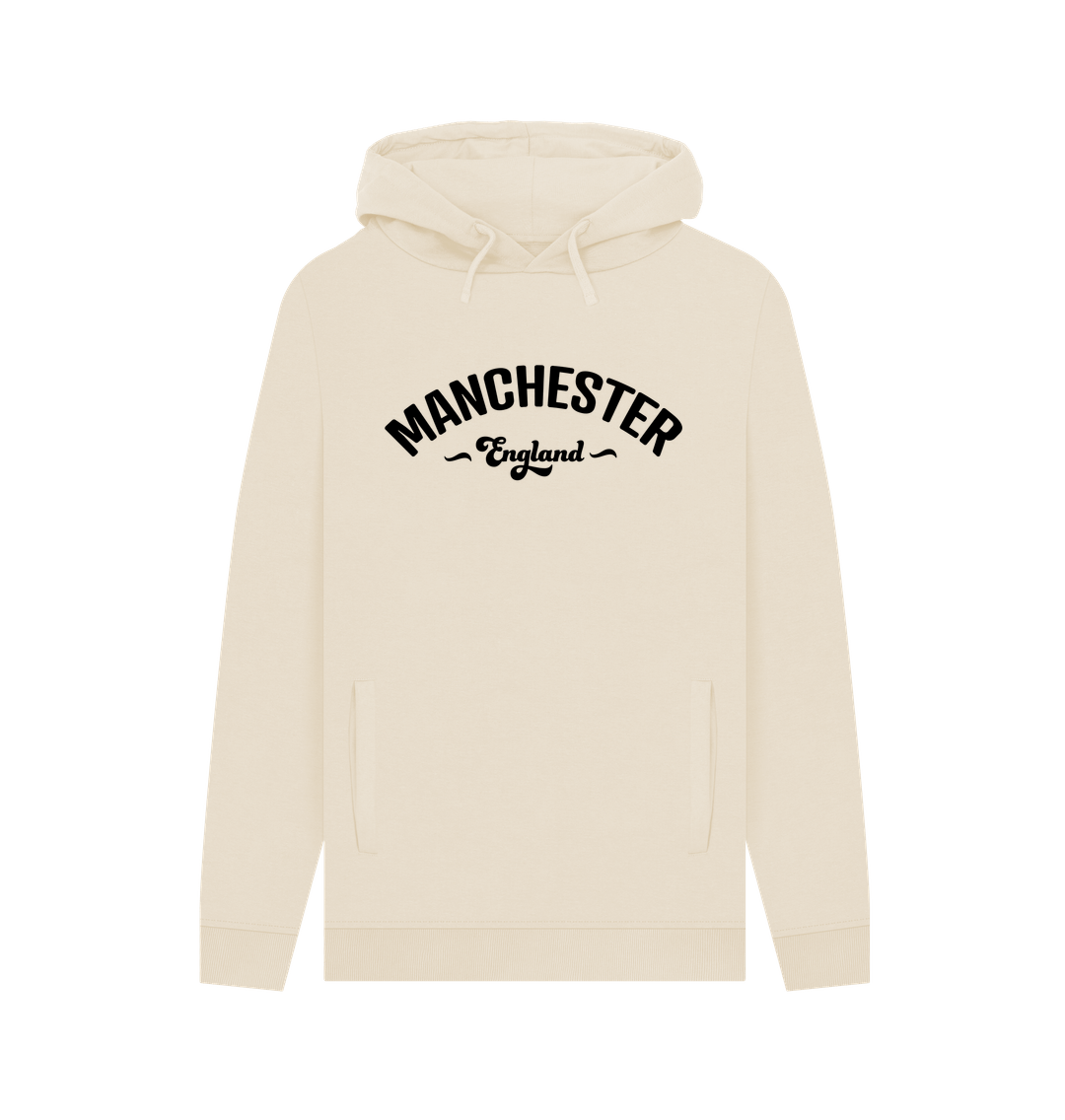 Oat Mens Manchester England Mono Logo Pullover Hoodie