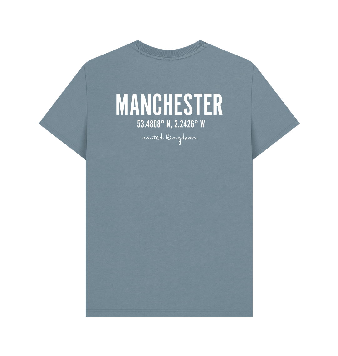 Mens 'Manchester' T-Shirt with Co-Ordinates