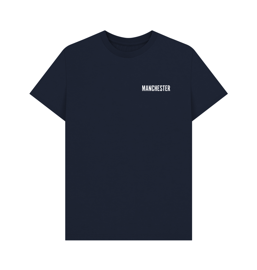 Navy Blue Mens 'Manchester' T-Shirt with Co-Ordinates