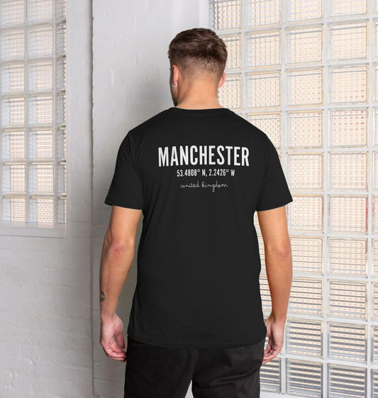 Mens 'Manchester' T-Shirt with Co-Ordinates