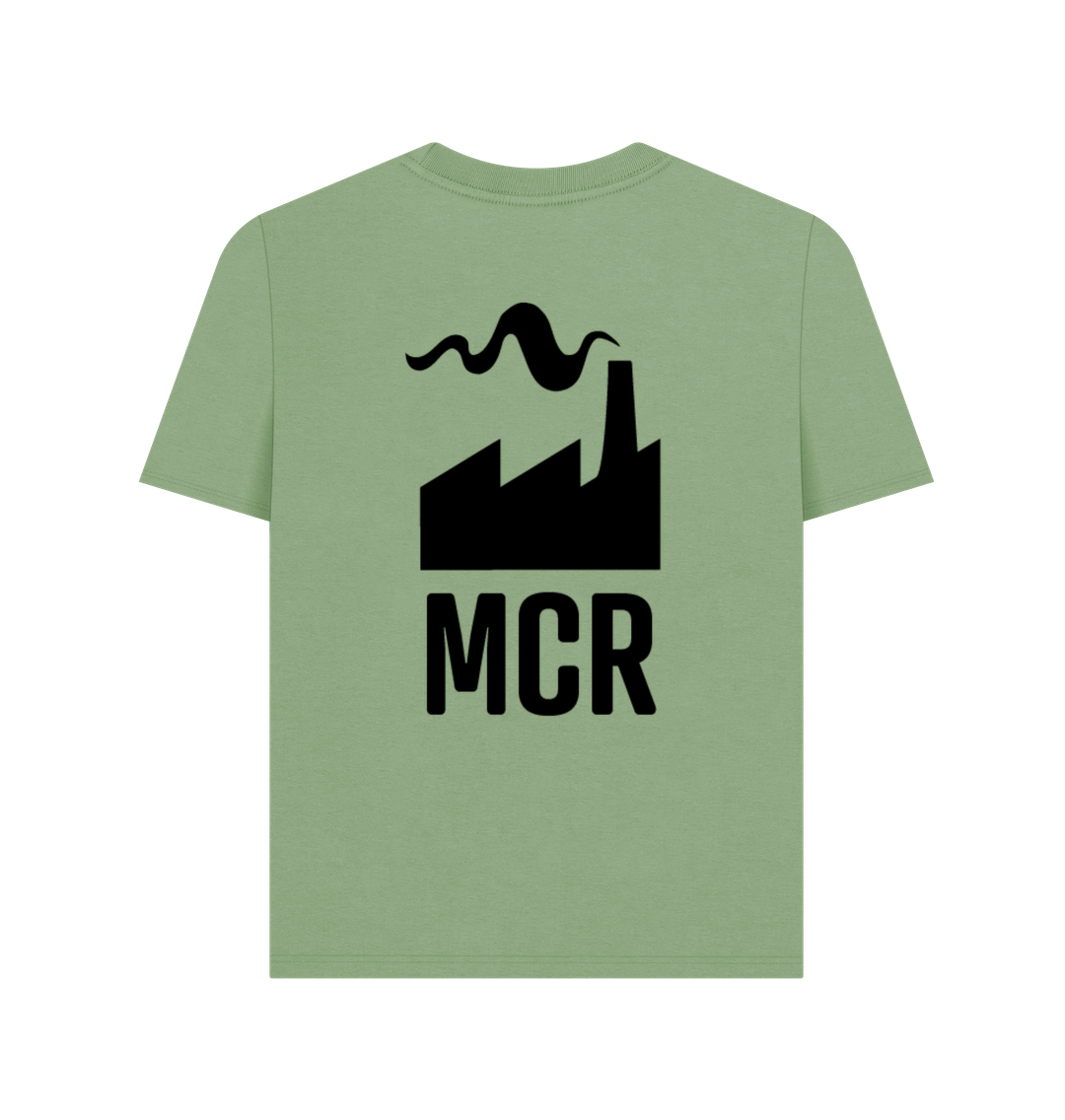 Ladies Manchester Mill T-Shirt Small Front Logo