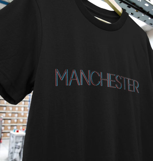 Ladies Multi-Coloured Manchester Logo T-Shirt