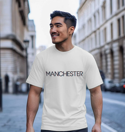 Mens Multi-Colour Manchester Logo T-Shirt