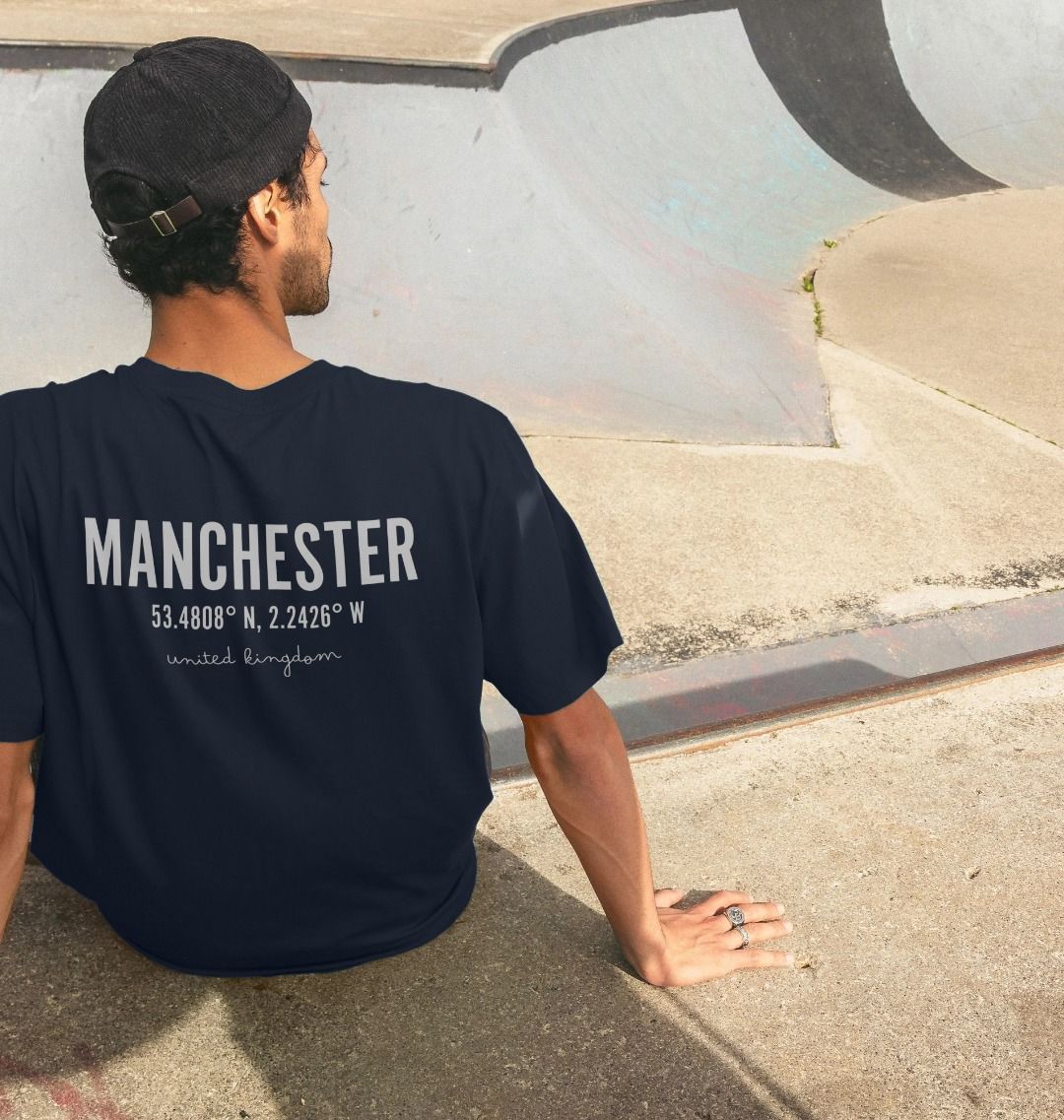 Mens 'Manchester' T-Shirt with Co-Ordinates