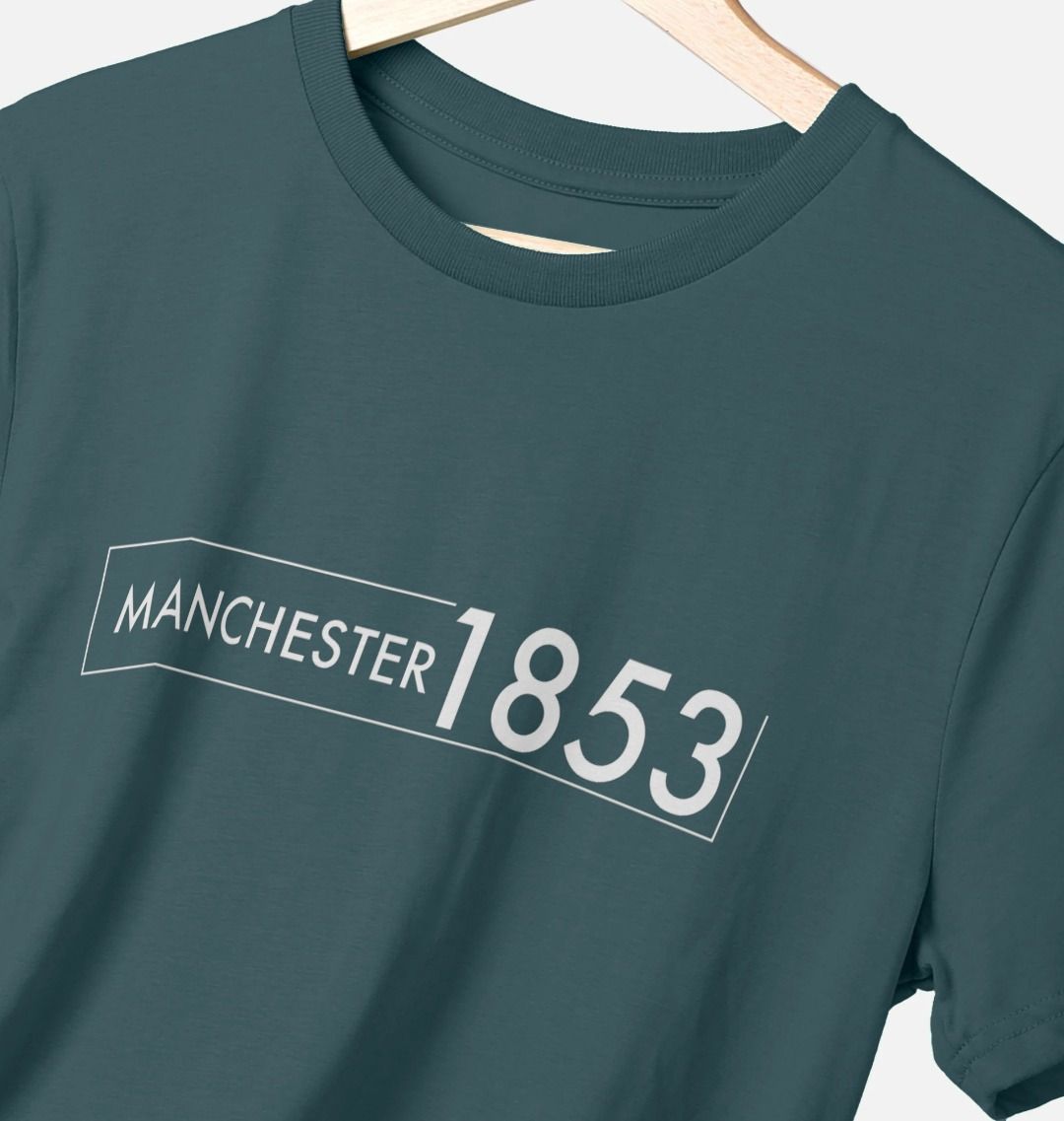 Mens 'FAC' Inspired Logo Taking Manchester as a City Incorporation Year