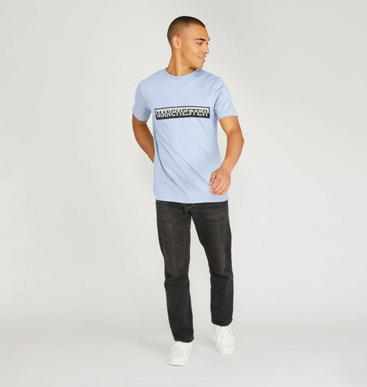 Mens Monochrome Manchester Logo T-Shirt