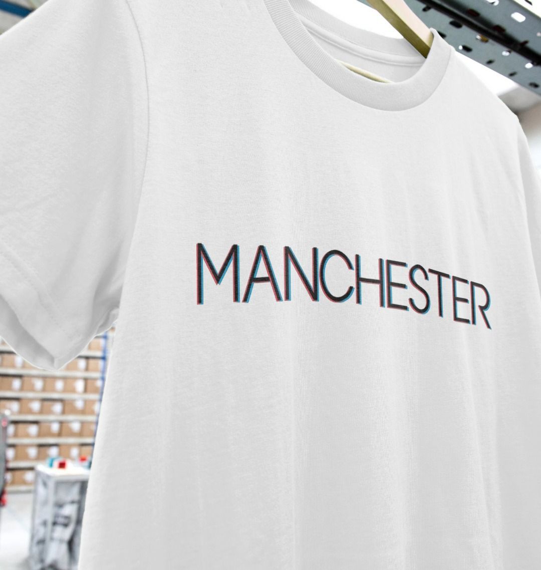 Ladies Multi-Coloured Manchester Logo T-Shirt